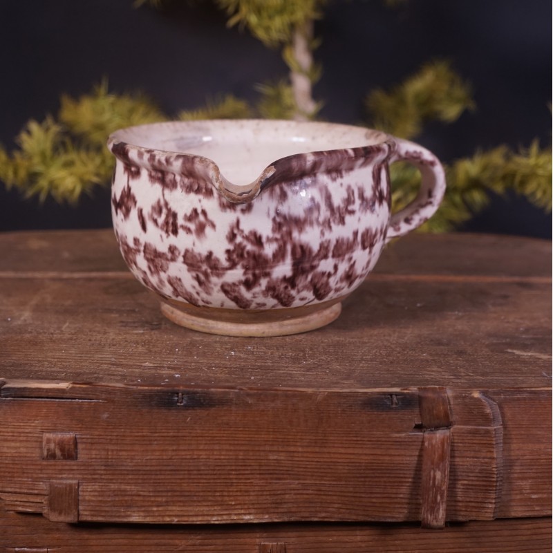 Old pottery, ear cup, size: 8,5 x 15,5 cm.