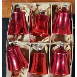Collection of red glass...