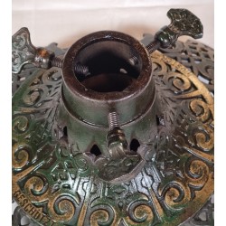 Antique tree stand with myt. ornamentik, size: 27 x 27 x 16 cm.