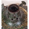 Antique tree stand with myt. ornamentik, size: 27 x 27 x 16 cm.