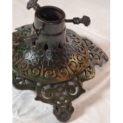Antique tree stand with myt. ornamentik, size: 27 x 27 x 16 cm.