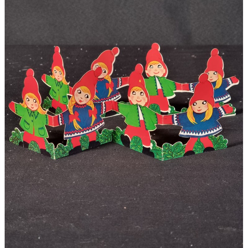 2 old Iben Clante strips, l: 28 x 7,5 cm. (2x)