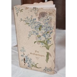 2 antique weddingscard, size: 17X10/16X10 CM. (2x)