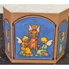 Old 3D angel play, size: 14 x 24 cm, cardboard and paper.