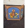 Old 3D angel play, size: 14 x 24 cm, cardboard and paper.