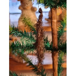 Antique tinsel icicle, h:...