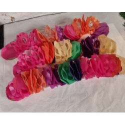 3 old new years garlands, Ø: 12 cm, l: 2 - 3 m. (3x)