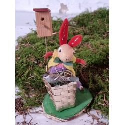 Old Easter ornament, rabbit...
