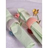 Old Easter ornaments, 2 napkin rings, h: 8 - 9,5 cm. (2x)