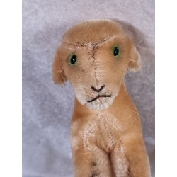 Old Steiff animal, lamb, h: 14 cm.