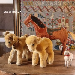 Old Steiff animal, lamb, h: 14 cm.
