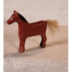Old wooden toy, horse, h:...