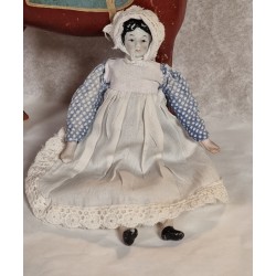 Old doll with porcelain...