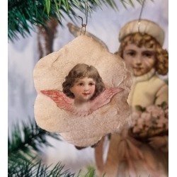 Antique cotton ornament,...
