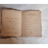 Antikt konfirmationskort fra 1898, h: 12,5 cm.