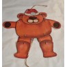 Gammel sprællemand, bamse, h: 16,5 cm.