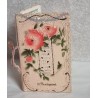 Antique wedding card, h: 14 cm.