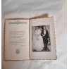 Antique wedding card, h: 14 cm.