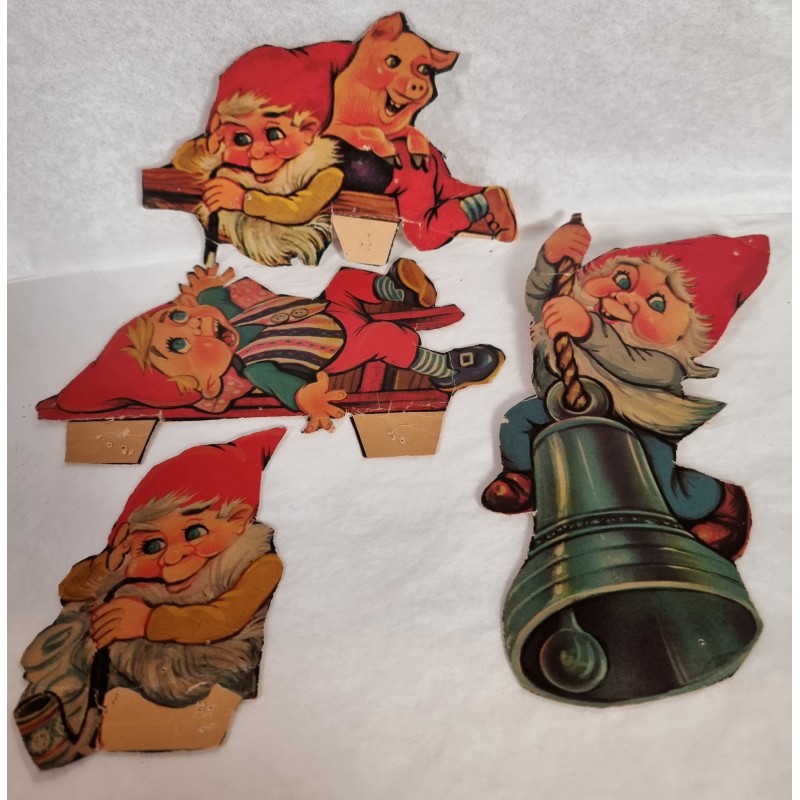 4 old Karinska elves, h: 16,5 cm (the highest).