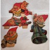 4 old Karinska elves, h: 16,5 cm (the highest).