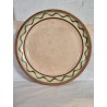 Old pottery, pancake dish, Ø: 26,5 cm.