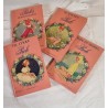 Old Puk books with frontage made by Christel.