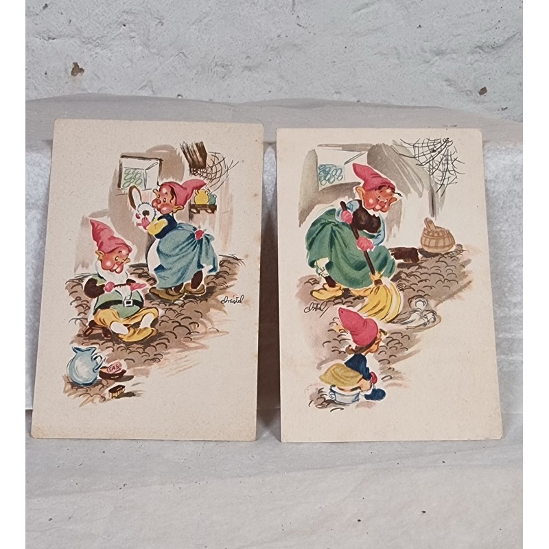 Gamle Christel kort fra 1944, mål: 9 x 13,5 cm.