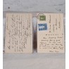 Gamle Christel kort fra 1944, mål: 9 x 13,5 cm.