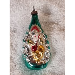 Gammelt glaspynt, julemand...