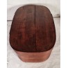 Tall, antique wig box, size: 46 x 31 x 20 cm.