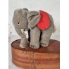 Old Steiff animal, elephant, size: 21 x 25 cm.