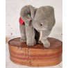 Old Steiff animal, elephant, size: 21 x 25 cm.