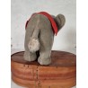 Old Steiff animal, elephant, size: 21 x 25 cm.