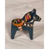 Old Swedish Dalar horse, blue, h: 5 cm.