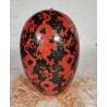 Antique cardboard Easter egg with pattern, h: 20 cm.