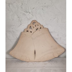 Antique cardboard ornament, "Frohes Fest", size: 36 x 49 cm.