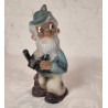 Old German Gartenzwerg, hunter, h: 28 cm.