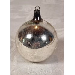 Antik reflektor med glansbillede, h: 7 cm.