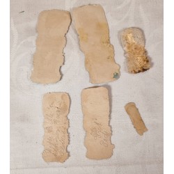 6 old scraps, babies, h: 9,5 cm (the highest).