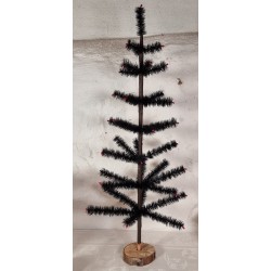 Tall, black feather tree, h: 106 cm.