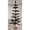 Tall, black feather tree, h: 106 cm.