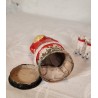 Antik candycontainer, julemand, papmaché, h: 17 cm.