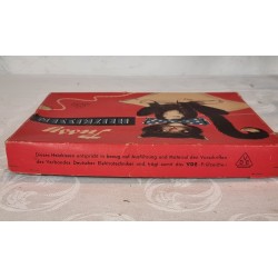 Old box with heating pad, size: 22 x 32 cm.