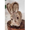Antikt Steiff dyr, hare, h: 14 cm til ørespids.