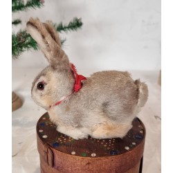 Antikt Steiff dyr, hare, h: 14 cm til ørespids.