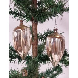 Antique glass ornaments, art nouveau, silver, h: 10 cm (book copy)