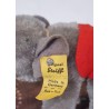 Gammel Steiff elefant, lille, h: 6,5 cm.