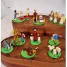 13 old German nativity figures/nativity in wood, h: 9 cm (dromedary)