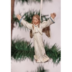 Antique angel in mass, h: 6 cm.
