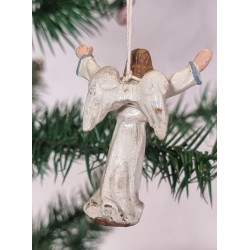 Antique angel in mass, h: 6 cm.